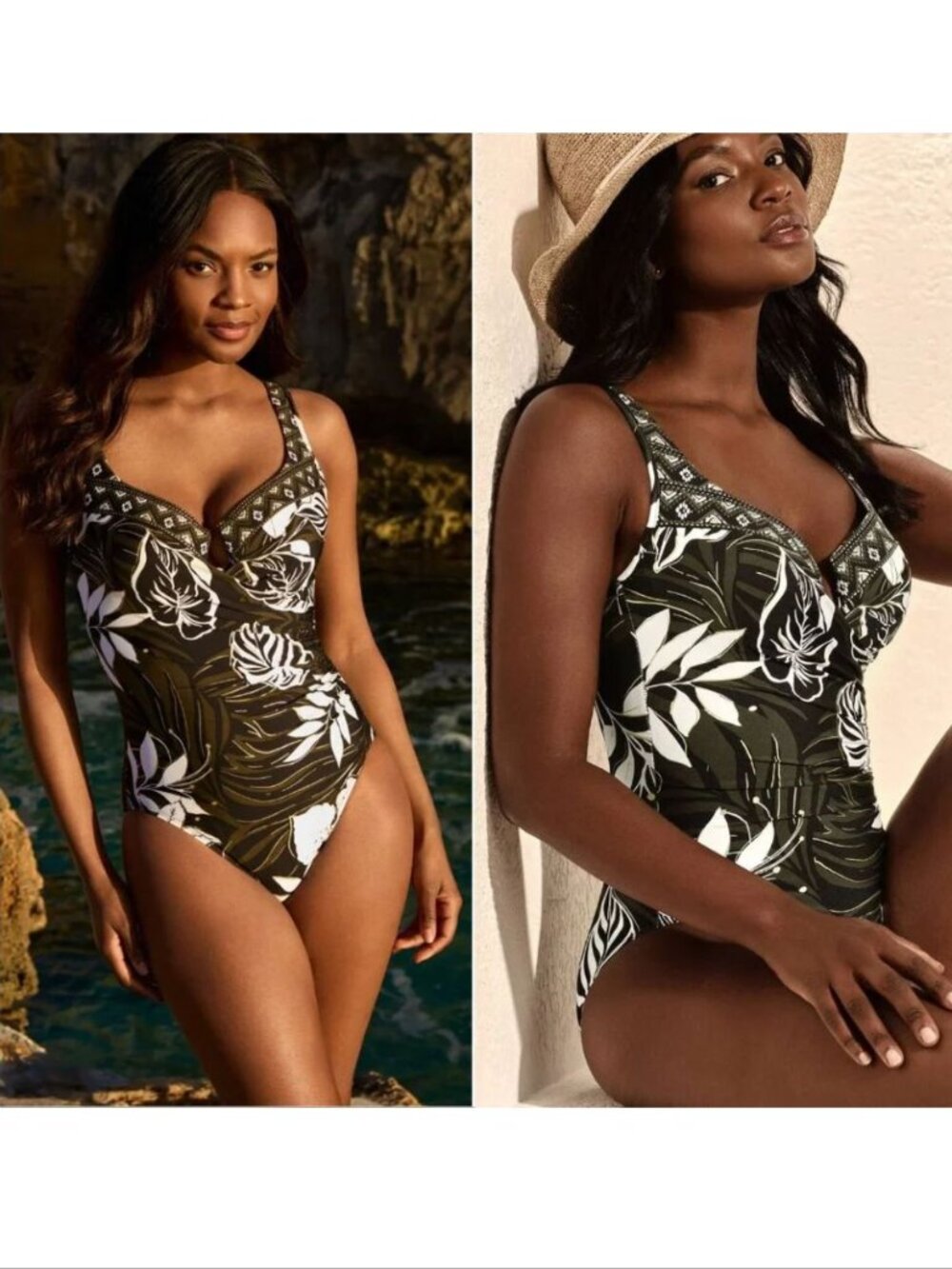 MIRACLESUIT Elle Dorado One Piece SWIMSUIT Size 8 Underwire Shaping NEW $182